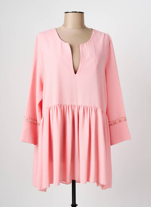 Tunique manches longues rose LILI LA TIGRESSE pour femme