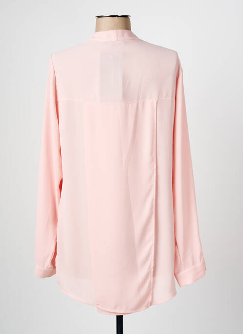 Tunique manches longues rose PARISIENNE pour femme