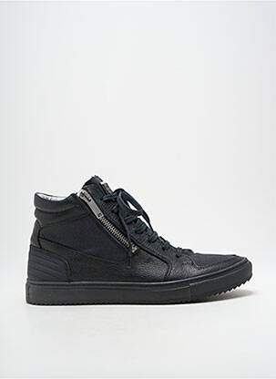 Baskets matière lisse bout rond noir ANTONY MORATO homme