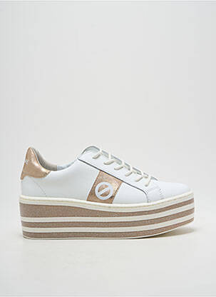 Baskets talon compensé talon de 4 à 6cm or NO NAME femme