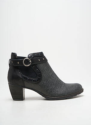 Bottines/boots matière lisse talon de 4 à 6cm noir DKODE femme