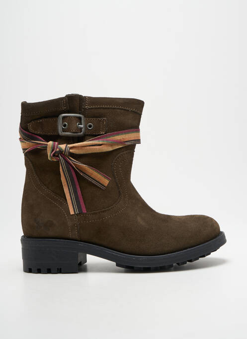 Bottines/Boots vert FELMINI pour femme