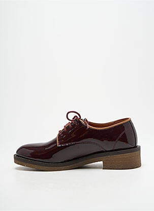 Derbies matière lisse talon plat jusqu'à 3cm violet CIRAGE femme