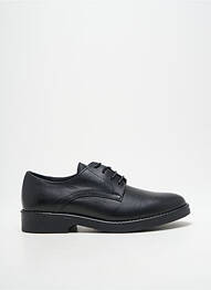 Derbies tissage satiné talon plat jusqu'à 3cm noir AVANAKAN femme