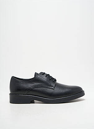 Derbies tissage satiné talon plat jusqu'à 3cm noir AVANAKAN femme