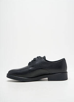 Derbies tissage satiné talon plat jusqu'à 3cm noir AVANAKAN femme