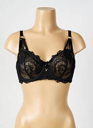 Soutien-gorge légère et transparente haut soutien-gorge emboitant noir AUBADE femme