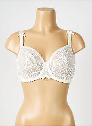 Soutien-gorge légère et transparente haut soutien-gorge emboitant blanc PRIMA DONNA femme