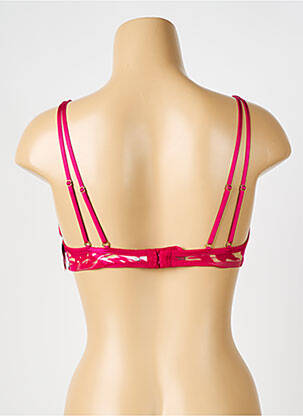 Soutien-gorge légère et transparente haut triangles rose AUBADE femme