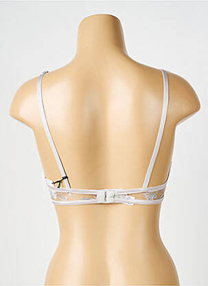 Soutien-gorge légère et transparente haut triangles gris AUBADE femme