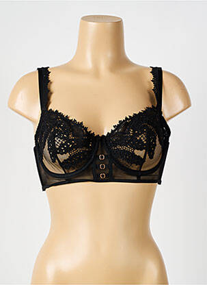 Soutien-gorge broderie haut soutien-gorge emboitant noir SIMONE PERELE femme