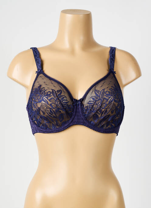 Soutien-gorge légère et transparente haut soutien-gorge emboitant bleu PRIMA DONNA femme