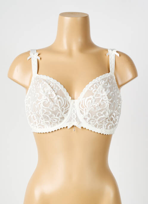 Soutien-gorge légère et transparente haut soutien-gorge emboitant blanc PRIMA DONNA femme