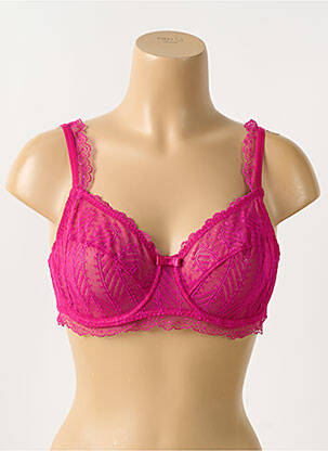Soutien-gorge légère et transparente haut soutien-gorge emboitant rose SIMONE PERELE femme
