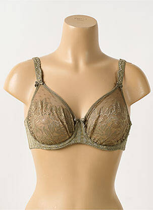 Soutien-gorge effet matière satinée haut soutien-gorge emboitant vert PRIMA DONNA femme