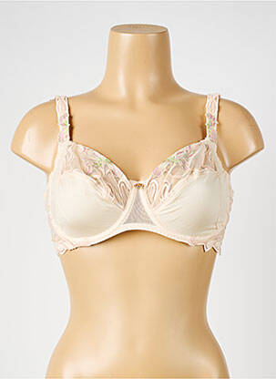 Soutien-gorge broderie haut soutien-gorge emboitant chair LOUISA BRACQ femme