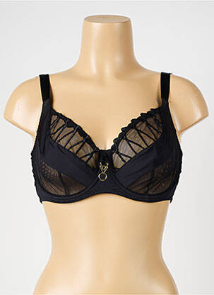 Soutien-gorge tissage tulle haut soutien-gorge emboitant noir PRIMA DONNA femme