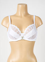 Soutien-gorge tissage tulle haut soutien-gorge emboitant blanc PRIMADONNA femme