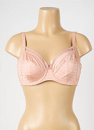Soutien-gorge effet matière satinée haut soutien-gorge emboitant rose PRIMADONNA femme