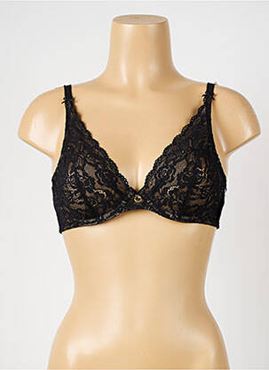 Soutien-gorge légère et transparente haut soutien-gorge emboitant noir AUBADE femme