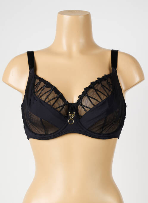 Soutien-gorge tissage tulle haut soutien-gorge emboitant noir PRIMA DONNA femme