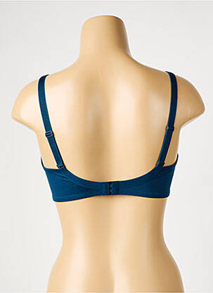 Soutien-gorge broderie haut soutien-gorge emboitant bleu SIMONE PERELE femme