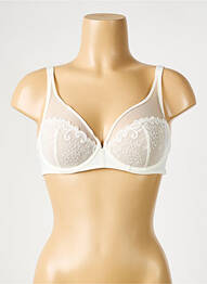 Soutien-gorge légère et transparente haut soutien-gorge emboitant blanc SIMONE PERELE femme