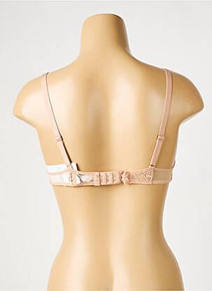 Soutien-gorge broderie haut soutien-gorge emboitant beige CHANTELLE femme