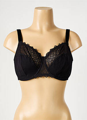 Soutien-gorge tissage dentelle haut soutien-gorge emboitant noir SIMONE PERELE femme