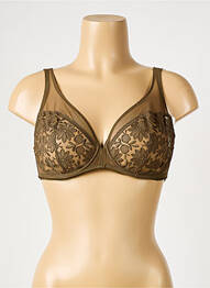 Soutien-gorge légère et transparente haut soutien-gorge emboitant vert SIMONE PERELE femme