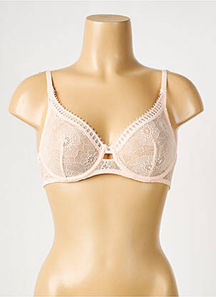 Soutien-gorge légère et transparente haut soutien-gorge emboitant rose SIMONE PERELE femme