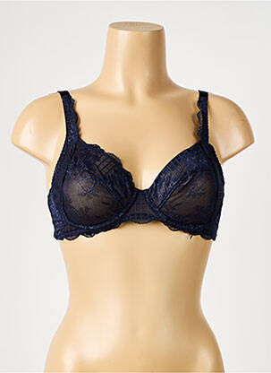 Soutien-gorge légère et transparente haut soutien-gorge emboitant bleu SIMONE PERELE femme