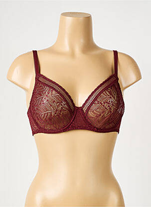 Soutien-gorge légère et transparente haut soutien-gorge emboitant violet SIMONE PERELE femme