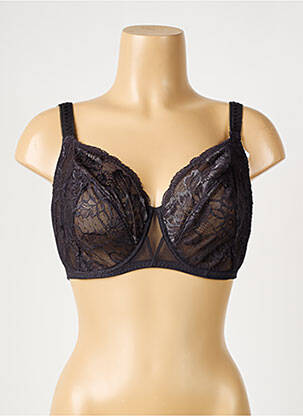 Soutien-gorge tissage dentelle haut soutien-gorge emboitant gris SIMONE PERELE femme
