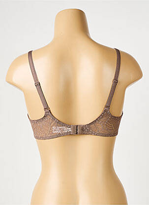 Soutien-gorge légère et transparente haut soutien-gorge emboitant marron SIMONE PERELE femme