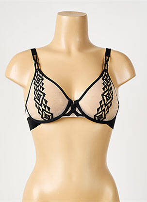 Soutien-gorge légère et transparente haut soutien-gorge emboitant noir CHANTELLE femme