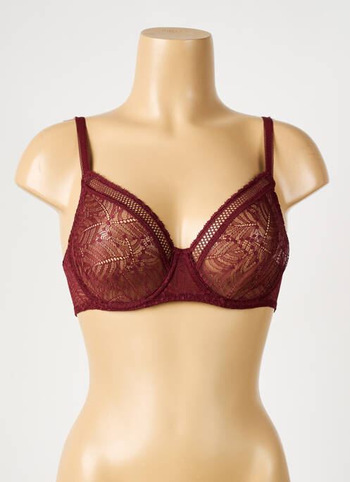 Soutien-gorge légère et transparente haut soutien-gorge emboitant violet SIMONE PERELE femme