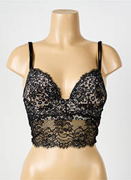 Top/caraco broderie noir AMBRA femme