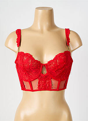 Soutien-gorge haut soutien-gorge balconnet haut soutien-gorge balconnet rouge AUBADE femme