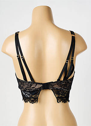 Soutien-gorge sans armature haut triangles noir PRIMADONNA femme