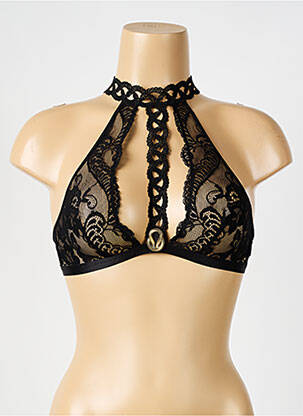Soutien-gorge sans armature haut triangles noir AUBADE femme