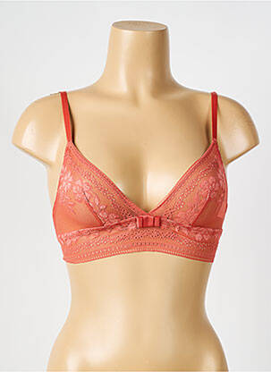Soutien-gorge sans armature haut triangles orange SIMONE PERELE femme