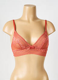 Soutien-gorge sans armature haut triangles orange SIMONE PERELE femme