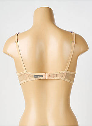 Soutien-gorge sans armature haut triangles beige AMBRA femme