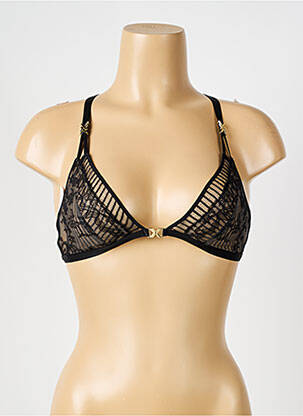 Soutien-gorge sans armature haut triangles noir CHANTELLE femme