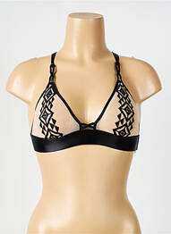 Soutien-gorge sans armature haut triangles noir CHANTELLE femme