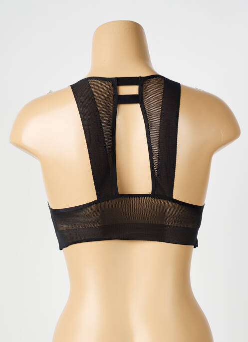 Soutien-gorge bretelles élastiquées ajustables haut triangles noir CHANTELLE femme