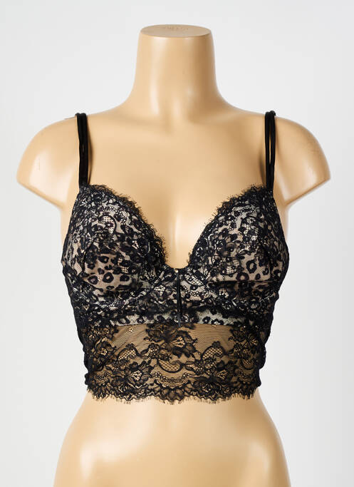 Top/Caraco noir AMBRA pour femme