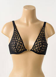 Soutien-gorge légère et transparente haut soutien-gorge emboitant noir CHANTELLE femme