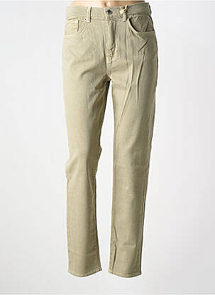 Jean coupe mom stretch taille haute vert C.O.P (CUP OF JOE) femme